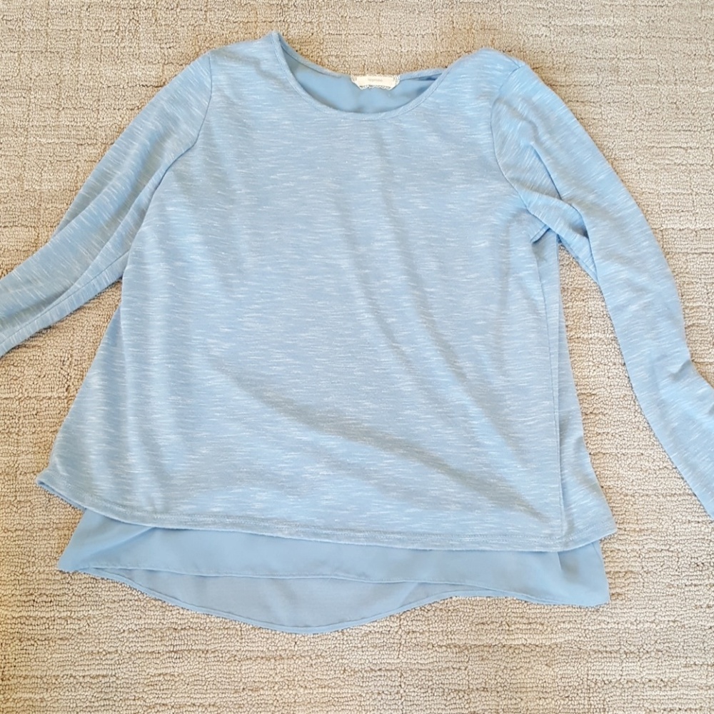 Light blue long sleeve shirt
